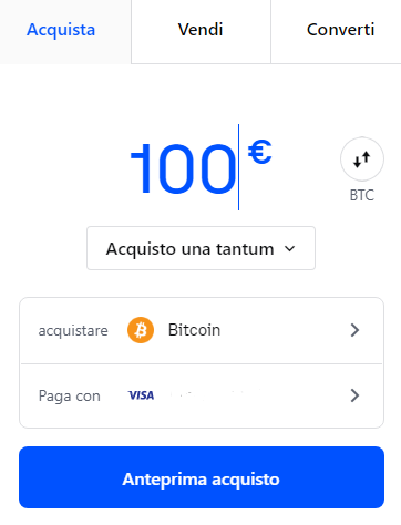 acquistare criptovalute