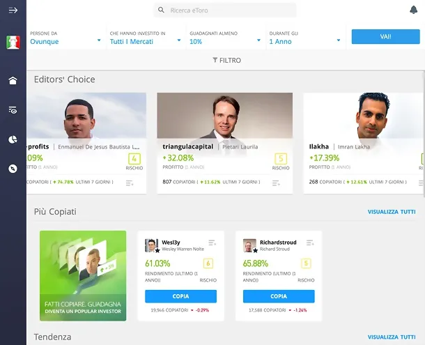 copy trading etoro copiare i trader