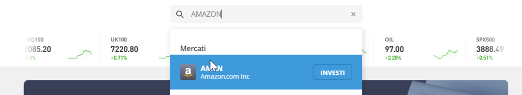 come acquistare azioni amazon